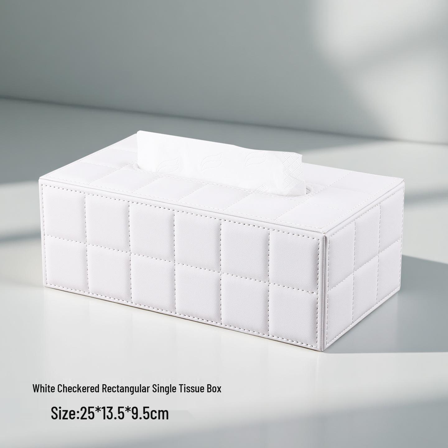 

Елегантна шкіряна коробка для серветок - висококласний декоративний аксесуар для вітальні, журнального столика, дому, готелю чи ресторану.