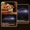 Star Projection Lamp Projector Night Light Voice & Touch Control Nebula Starry Flicker-free LED Light Sky Lamp USB Atmosphere for Bedroom