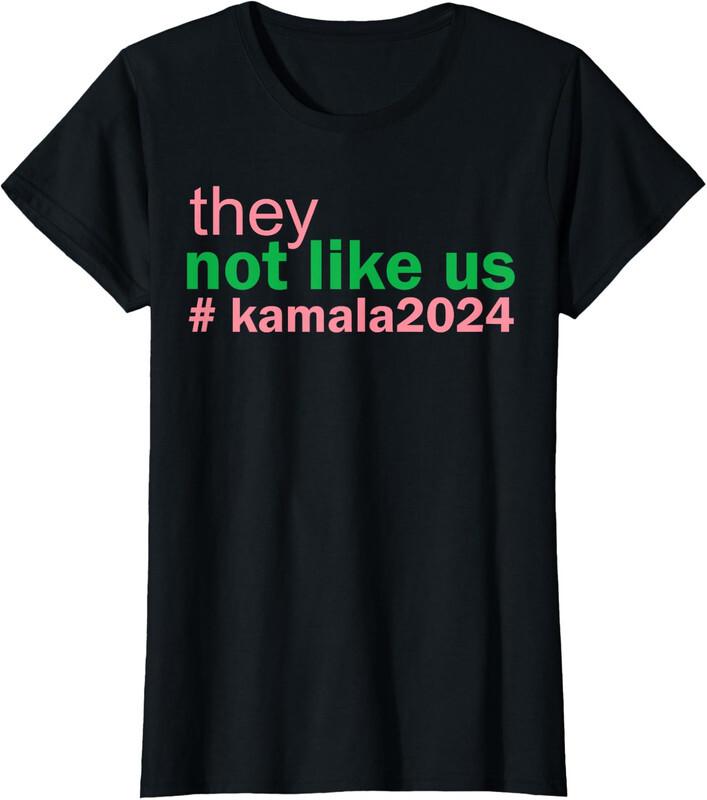 Вице-президент Камала Харрис Они Не Такие Как Мы Брат 2024 Подарок Женская Футболка с Круглым Вырезом Унисекс Футболка XXXL