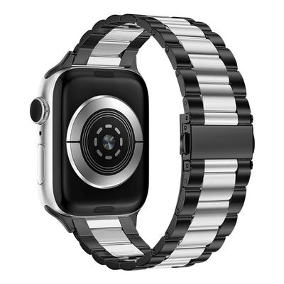 Metal Strap For Apple Watch 10 46mm 42mm Ultra 49mm 9 8 7 45mm 41mm Steel Replacement Band For Iwatch 6 5 4 3 SE 44mm 42mm 40mm