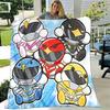 1pcPower Rangers Blanket- Cute Soft Comfortable Gift for All Seasons Ho