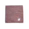 Imabari Towel Hand Handkerchief Embroidery Made Japan Japanese Style Gift 100 Cotton 2525cm (tanuki Brown)