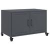 VidaXL TV Stand, Television Cabinet with Doors, TV Stand with Storage Living Room, Anthracite 846640