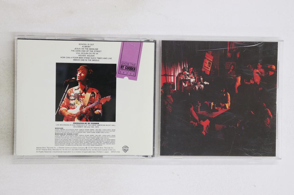 CD RY COODER Show Time WPCP3156 WARNER BROS. 1990 Japan Rock Used