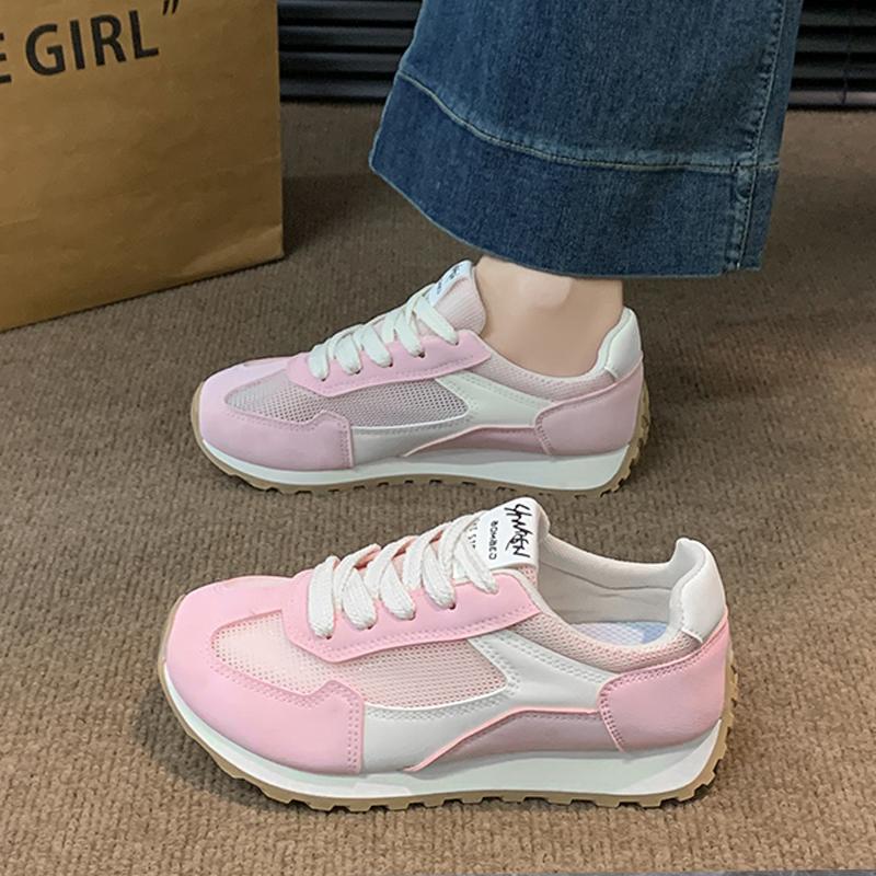Fashion CRLAYDK Classic Sneakers for Women Mesh Fashion Casual Trainers Summer Shoes Ladies Breathable Walking Sports Student Tennis