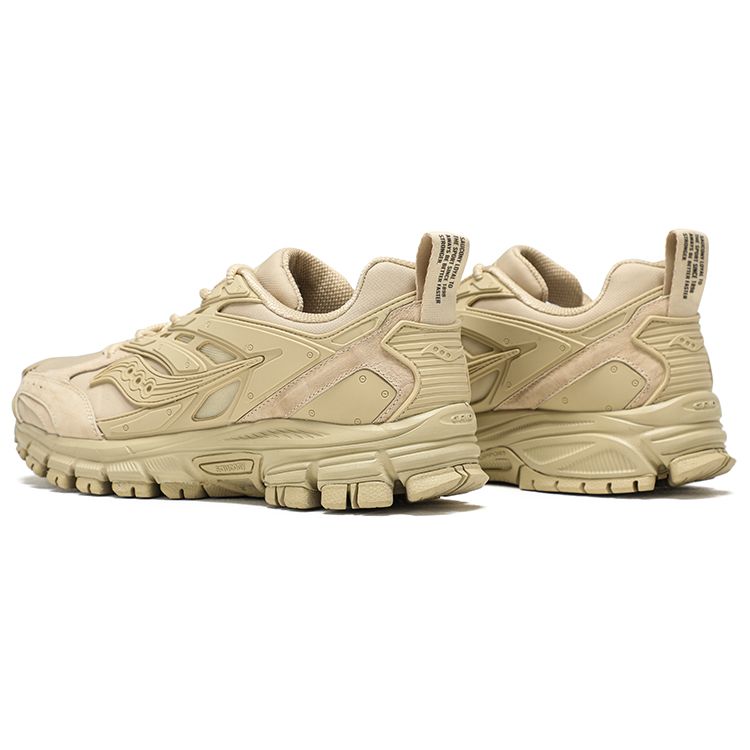 Saucony Cohesion Armor Comfortable Shock Absorbing Slip Resistant Durable Low Top Casual Running Shoes Unisex sneaker Sand S79044-5