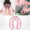 360 Degree 9 Wheels Muscle Roller Massager Reusable Leg Massager Circular Leg Clamps  for Waist