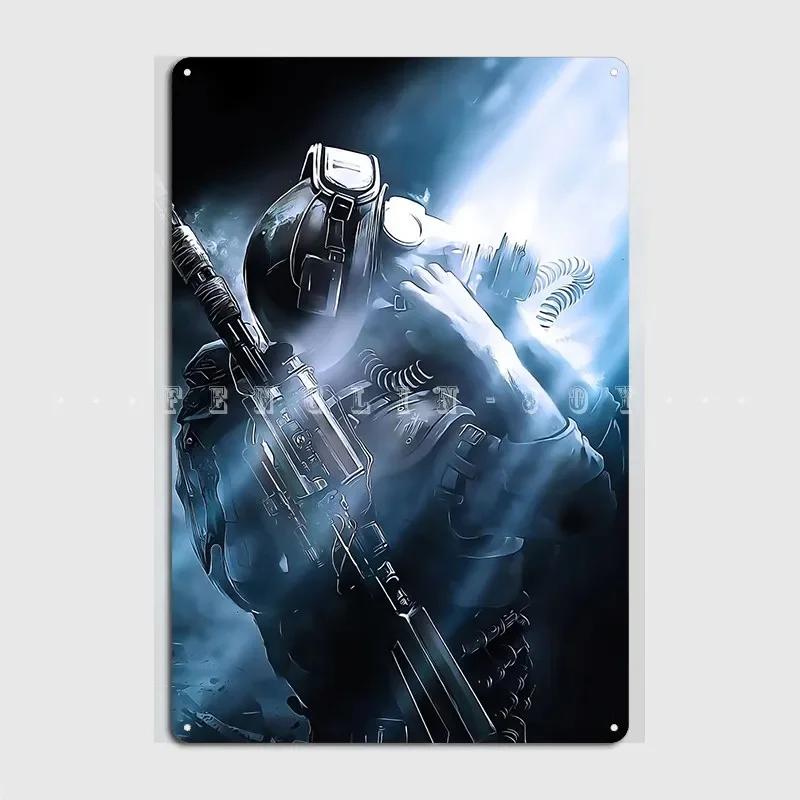 Metro Exodus Metal Sign Cinema Living Room Wall Funny Painting Dcor Tin Sign Poster