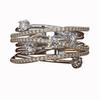 Sparkling Diamond Micro-Inlaid Zircon Ring Creative Women'S Cross-Color Separation Ring