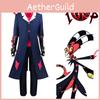 Hazbin Hotel Blitzo Cosplay Costume Jacket Set With Tie And Gloves Perfect For Anime Fans