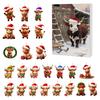 Scottish Highland Cow Advent Calendar Christmas 24 Days Funny Cow Countdown 2D Design Holiday