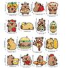 16 Pezzi Toppe Termoadesive con Disegno di Animali Cartoni Animati Ricamo Applicazione per Abbigliamento Bambini Zaini Cappelli Borse Decorazione Artigianale