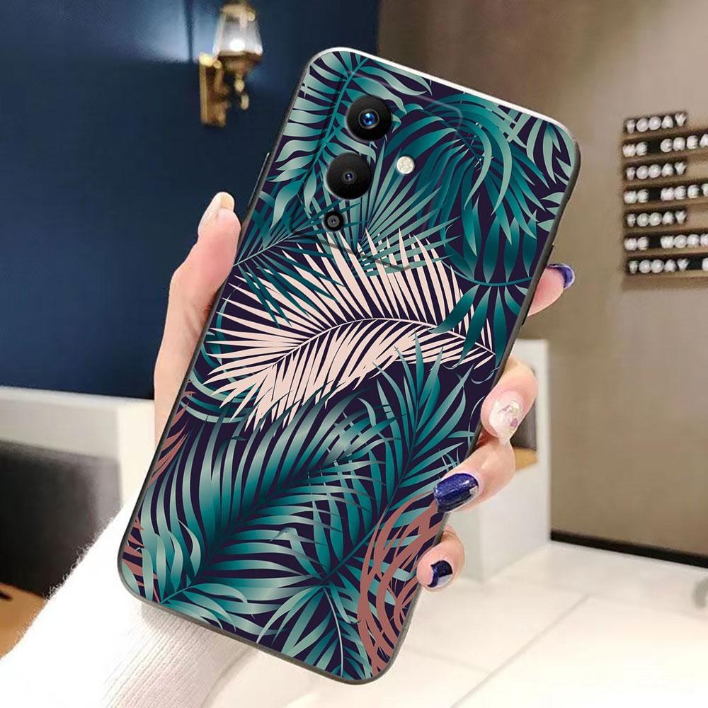 Vintage Banana Leaf Flower Cover Phone Case For Infinix NOTE 7 8 8I 10 11 11S 12 30 40 TECNO POVA NEO 2 4 5 6 Pro Case Funda