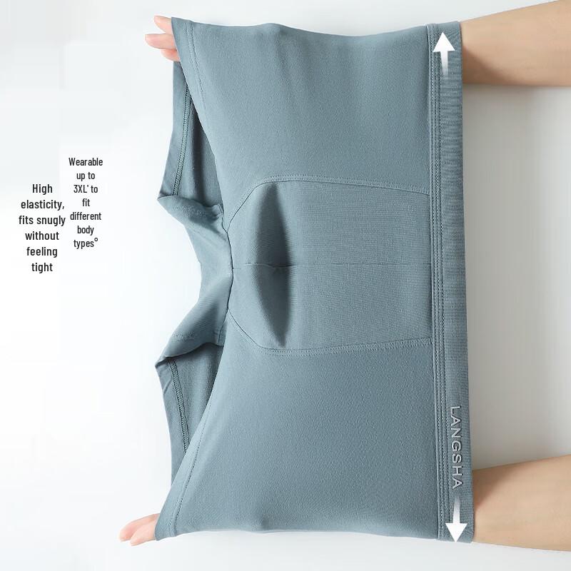 Langsha Men's Modal Antibacterial Boxer Briefs