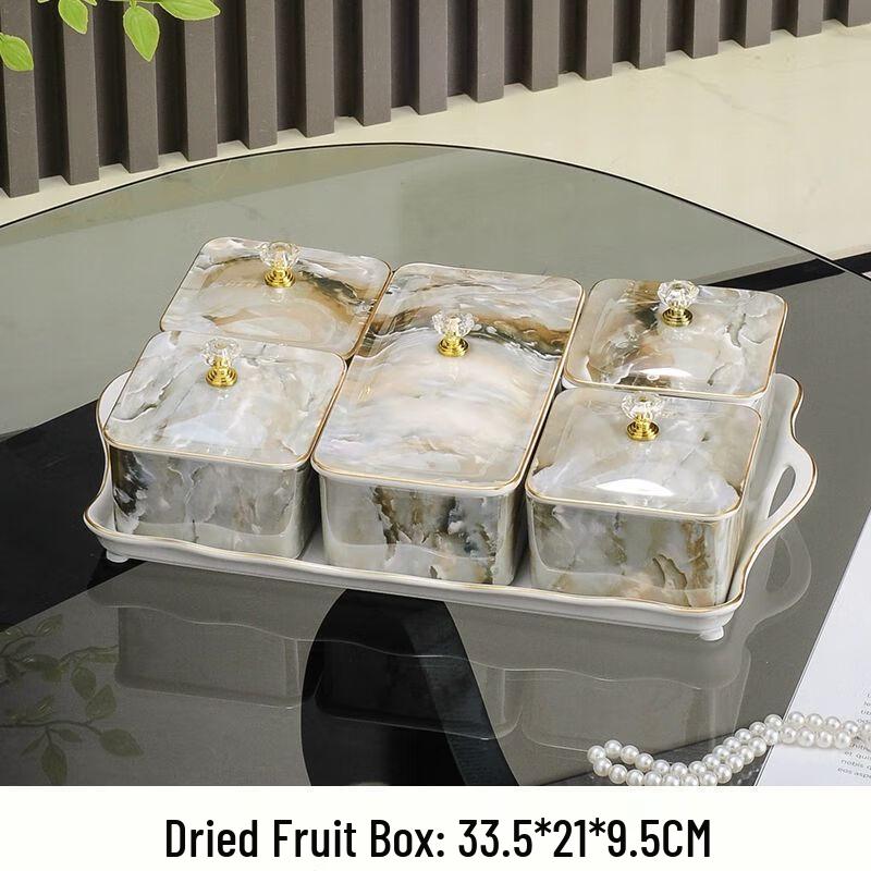 Elegant Ceramic Fruit & Snack Serving Plate