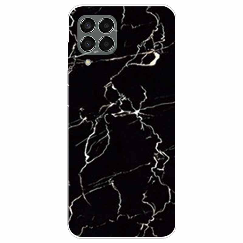 Hülle für Samsung M33 Hülle Marmor Weiches TPU Silikon Handyhüllen für Samsung Galaxy M53 5G Hülle Klarer Bumper M 33 53 Schutz