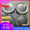 For B5 Hub Caps Hot For Audi 4pcs Audi Gray Wheel Center Cap 145mm Grey ABS Emblems For Audi S8 A6 S6 A8 Quattro 4E0601165A 4E0 601