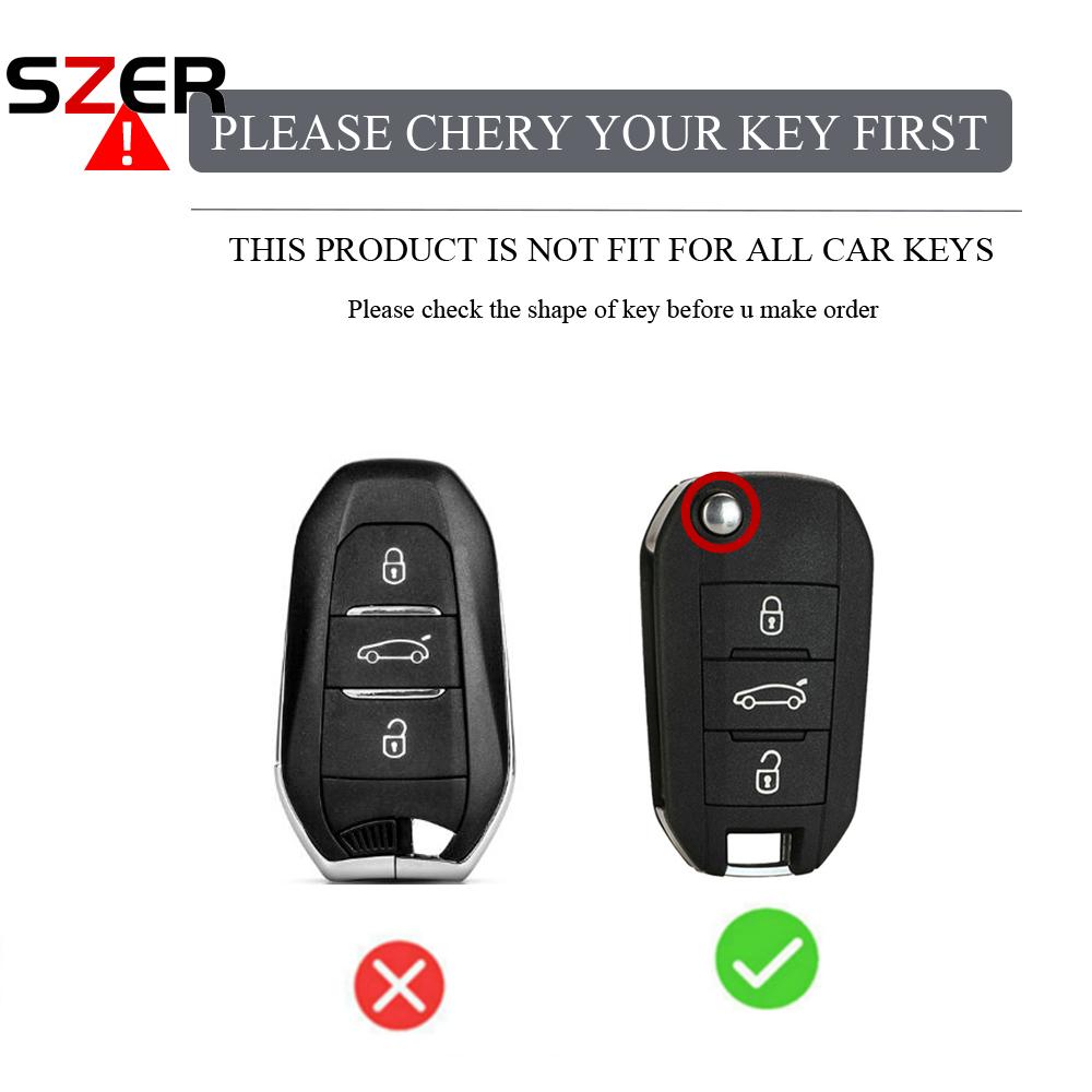 New Tpu Car Key Case Cover For Peugeot 208 308 408 508 2008 3008 4008 5008 For Citroen C3 C4 Cactus C6 C8 Protected Shell Fob