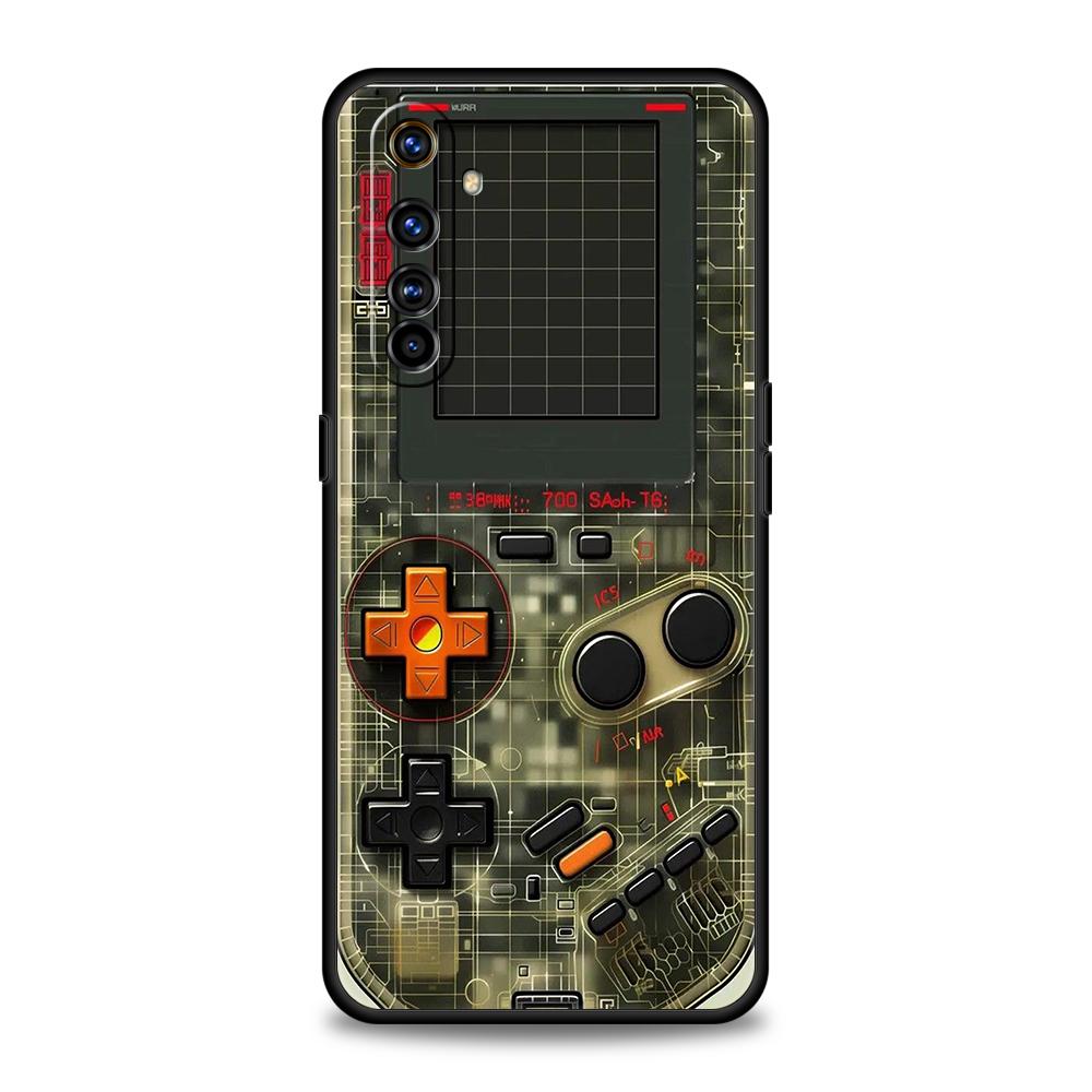 Painted Gaming Consoles Soft TPU For Realme 12 11 10 9 Pro Plus GT2 GT3 GT5 7 8 Pro C21 C25 C35 Pro 5G Shockproof Phone Case Bag