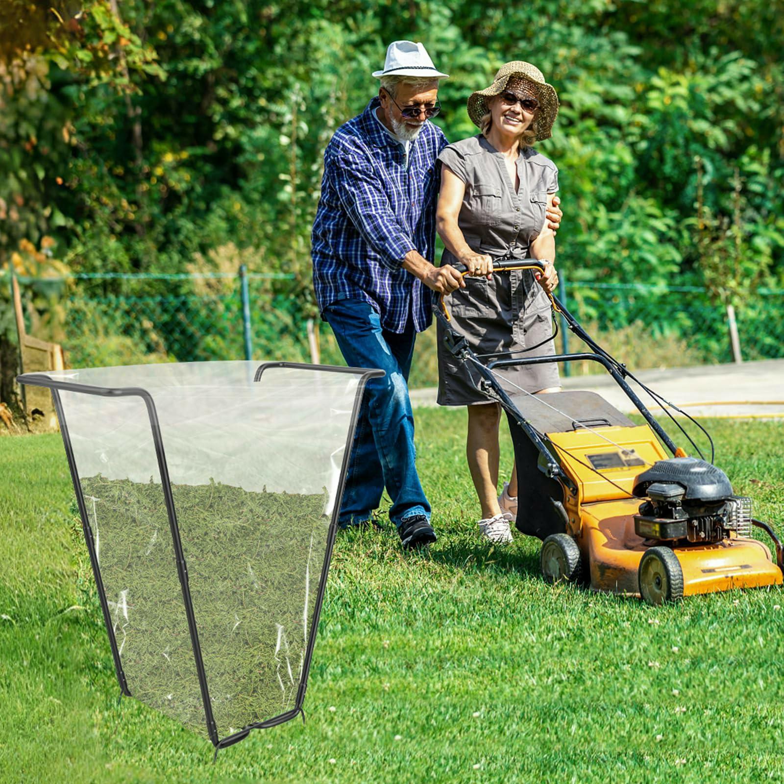 

Metal Outdoor Garden Trash Bag Holder Large Capacity Multifunctional Leaf Bag Stand For Camping/Yard Work Type A