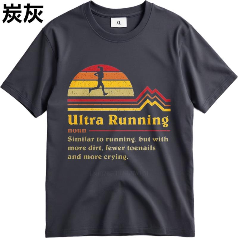Streetwear Summer Women T Shirt Ultra Running Noun Definition Graphic Short Sleeve Street Wear ONeck Teeshirt