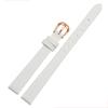 Quality Spun Silk + Genuine Leather Watchband 6mm 8mm 10mm 12mm 14mm For The Womens Wrist Watch Bracelet Red Black White Blue
