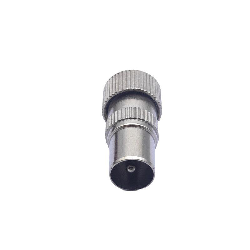 Antenna TV Placcata Nichel Spina RF Maschio Giunto di Bambù Cavo 9.5