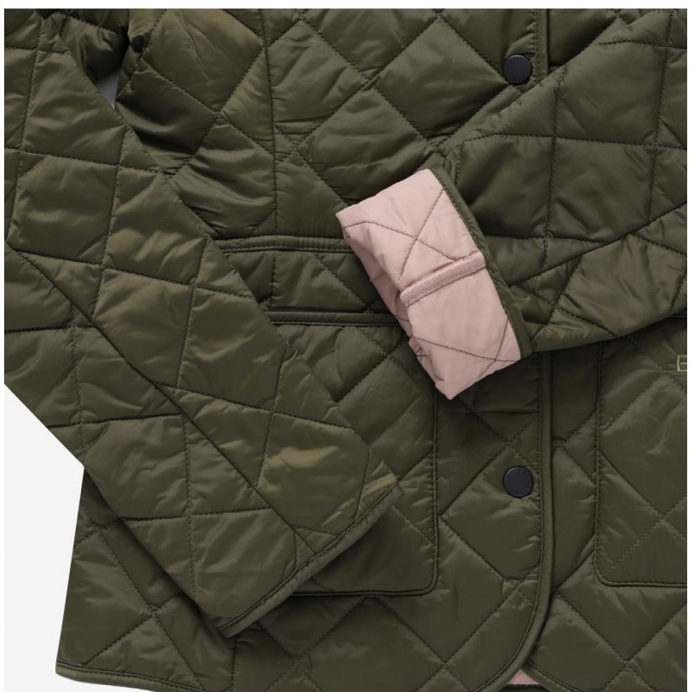 Barbour Lqu1012 Ol51 Devron Diamond Qualting Women Jacket