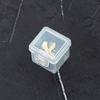 Convenient DIY Jewelry Organizer Bracelet Mini Square Storage Box Transparent Pill Box  Necklace