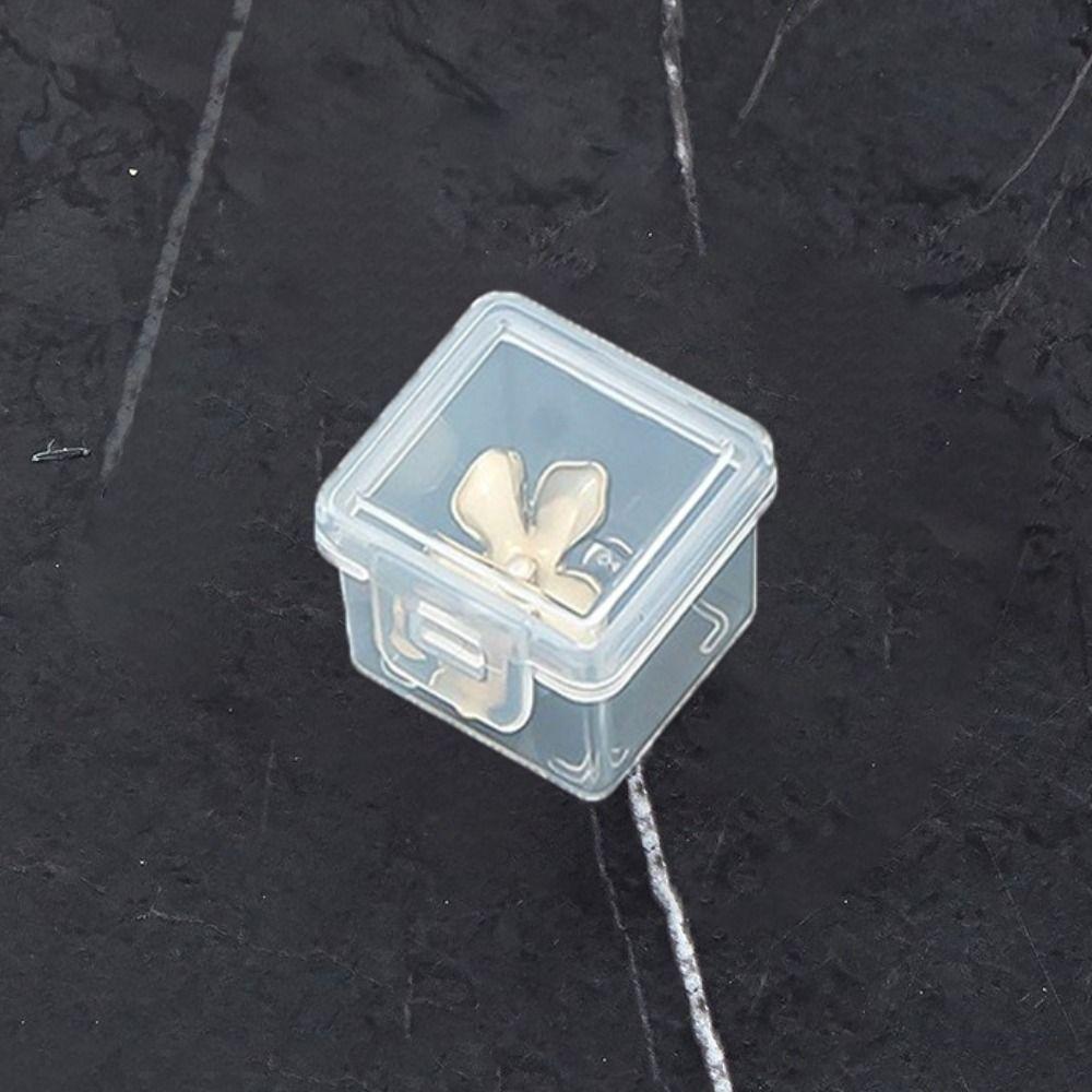 Convenient DIY Jewelry Organizer Bracelet Mini Square Storage Box Transparent Pill Box Necklace