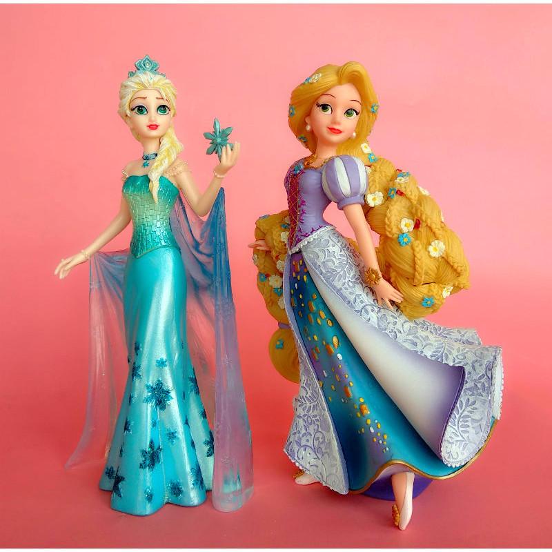 Wykwintna Pcv Księżniczka Frozen Elsa Anna Królewna Śnieżka Długie Włosy Lalka Księżniczki Dekoracja Domu