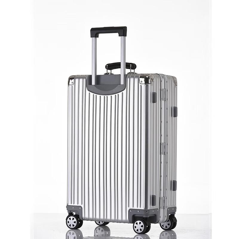 Vintage Aluminum Alloy Spinner Suitcase