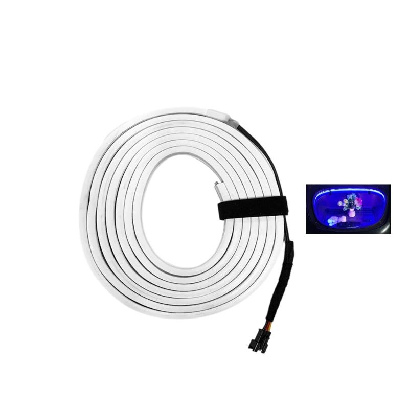 Quick Install Car Frunk Decorative Atmosphere Light Feature Bright LED Illumination For 3 Y Low Power Consumption