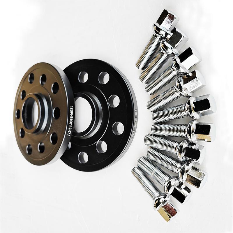 15mm 5x100&5x112 57.1 Naafgerichte Wielnaaf Adapter+10 stuks 45mm 14x1.5 Kogelbouten Wiel Spacer Voor VW Golf/Bora/Polo/Jetta