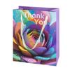 10 Pieces Multicolors Paper Bags Stylish Holiday Present Storage Pouches Handmade Assorted Color Gift Bag with Handles