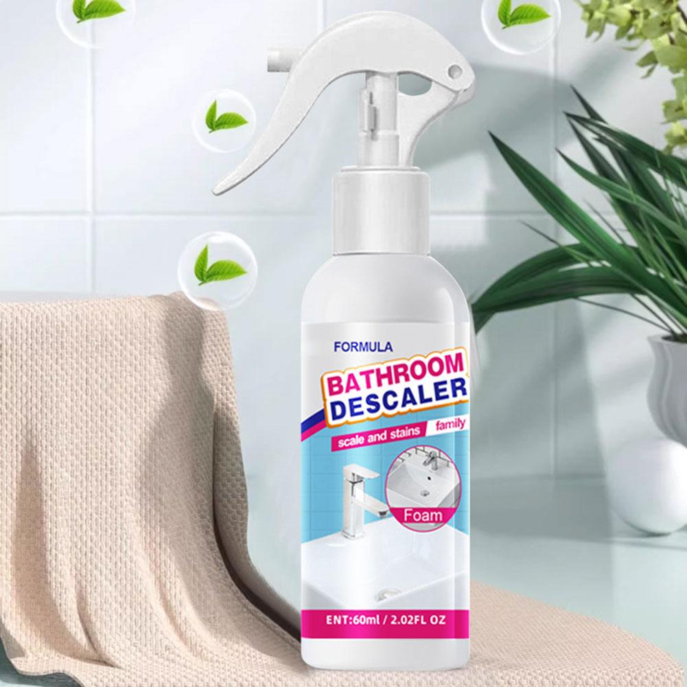 3pcs Anti-Limescale Foam Spray,100ml Bathroom Descaler Foam Cleaner Spray All Purpose Stubborn Stains Cleaner For Tiles Bathtubs