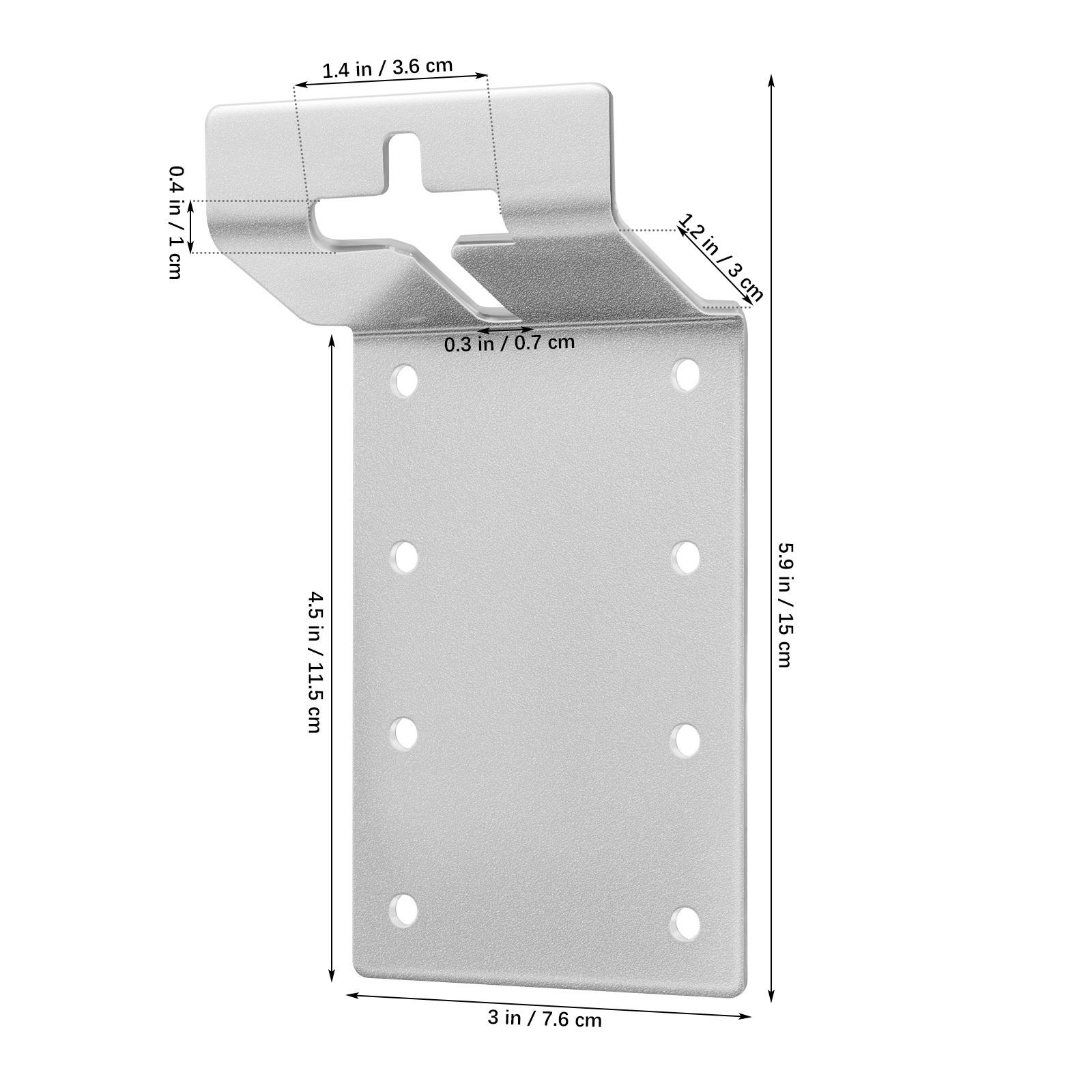 

6 pcs Post Brackets Heavy Duty Metal For Fence Deck Mailbox Support Durable Outdoor Indoor Brackets For Wood Use other