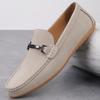 Luxury Brand Designer Fashion Dress Shoes New Men Handmade Loafers Genuine Leather Slip On Casual Footwear Loafer Walking Shoes