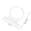 10Pcs Adjustable Square Microphone Bracket Clip Wall Mounted Desk Mic Holder for Home Studio Recording Meeting Karaoke Use