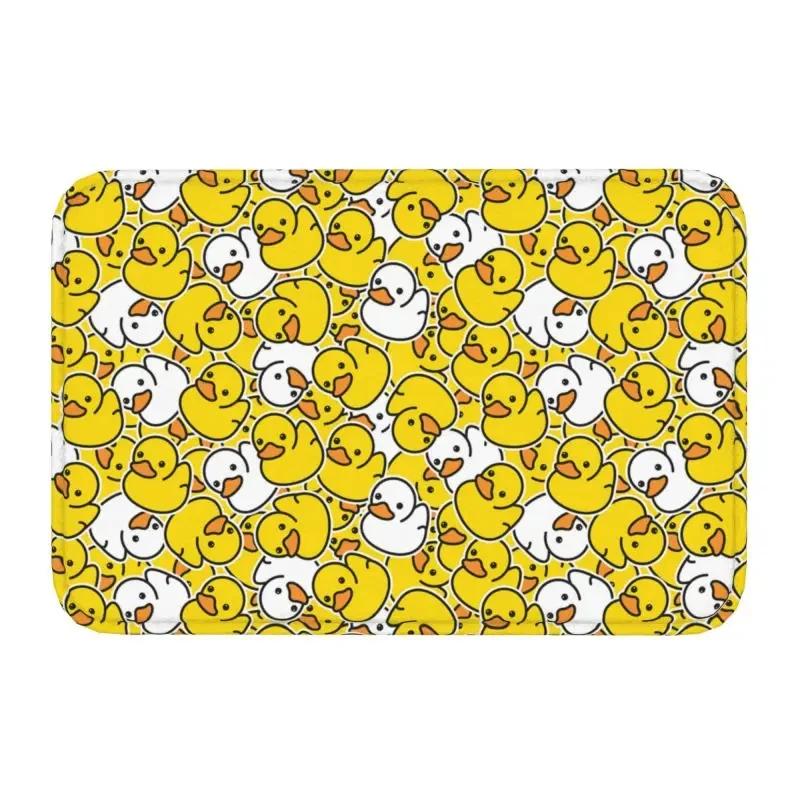 Rubber Duck Bathroom Mat Yellow Cartoon Doormat Kitchen Carpet Balcony Rug Bedroom Floor Mat Entrance Door Mat Home Decor