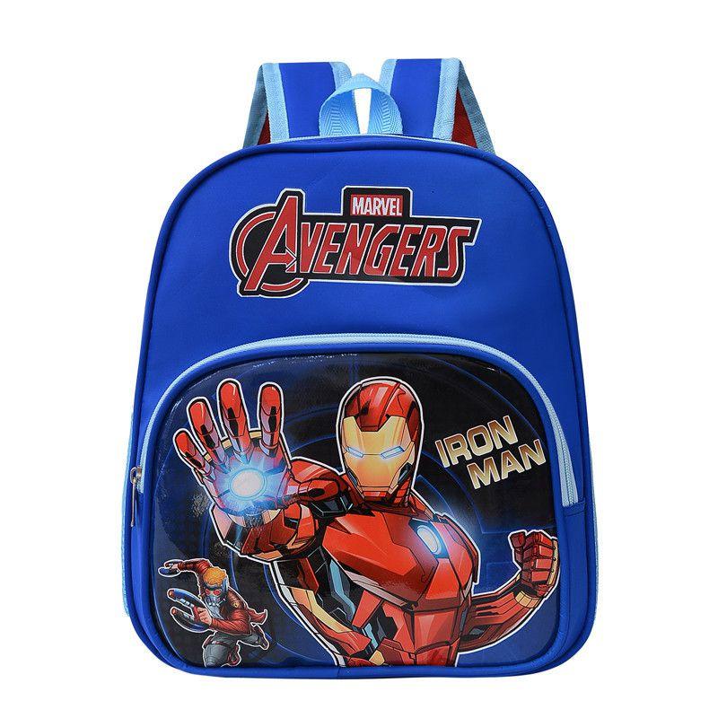 High Capacity Frozen Spiderman Iron Man Kid's Backpack For School And Travel
