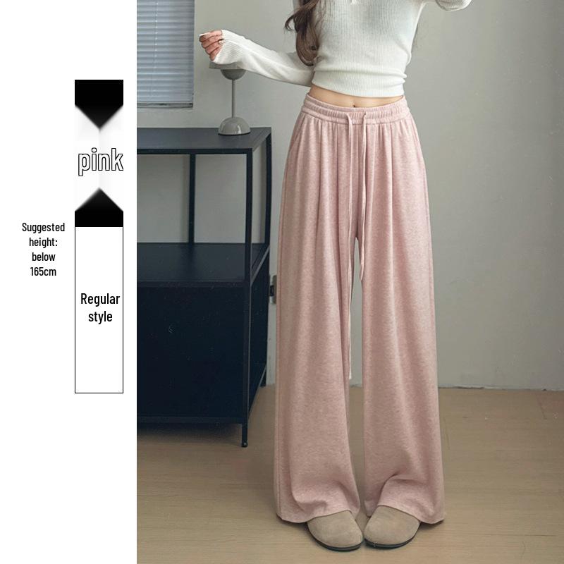 

Autumn 2026 Women s High-Waist Wide-Leg Pants in Deep Gray - Soft, Casual, and Petite-Friendly. Extra Large