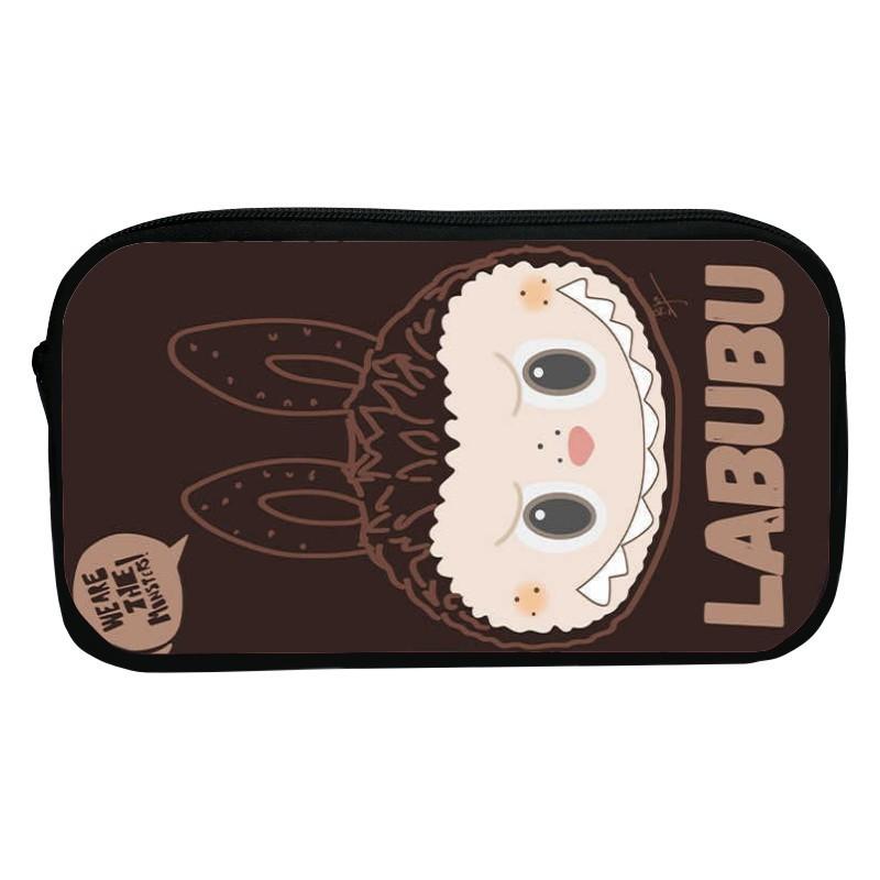 Sött tecknad kanin pennskrin för barn Hållbart polyester-pennfodral