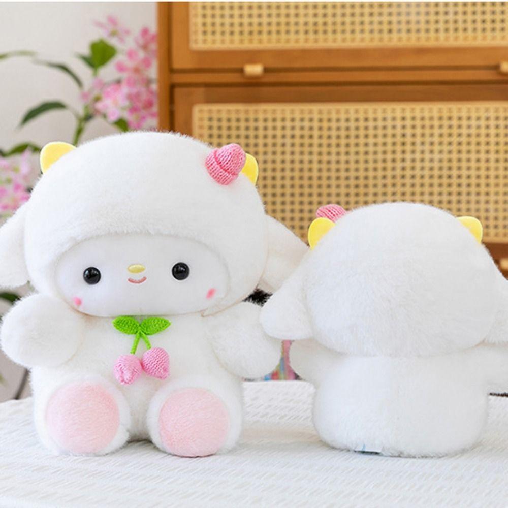 Fluffy Lamb Plush Toy Cartoon Animal Fluffty Doll Sheep Plush Doll  Birthday Gift