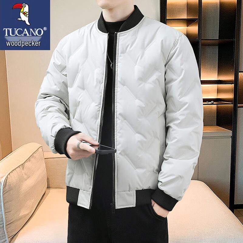 Tucano Men's Casual Baseball Collar Padded Winter Jacket