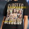 איזבל הופר חולצת טריקו רטרו Bootleg שחקנית צרפתייה Sweat Saf סטריטוור אופנתי וינטג' יומיומי נושם נמתח
