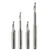 Precise Router Bit Single Flute End Mill For Aluminum Cutting With HSS Material In Multiple Size Machining Part
