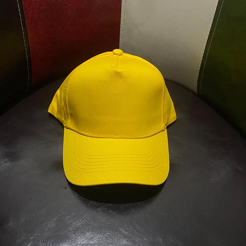 

Унисекс Однотонная Хлопковая Пятипанельная Бейсболка – Модная, Повседневная и Универсальная. Adjustable золотой