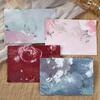 Retro Floral Embossed 3D Envelope & Letter Paper Set