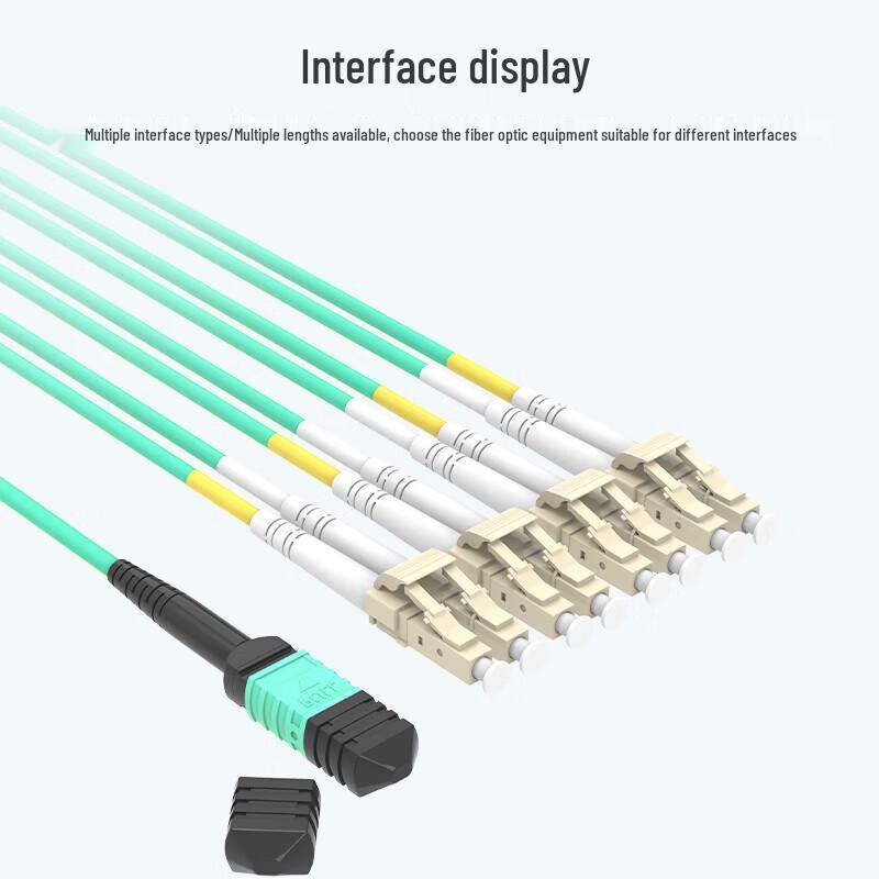 SK-LINK 12-Core OM3 MPO-LC Fiber Optic Patch Cable